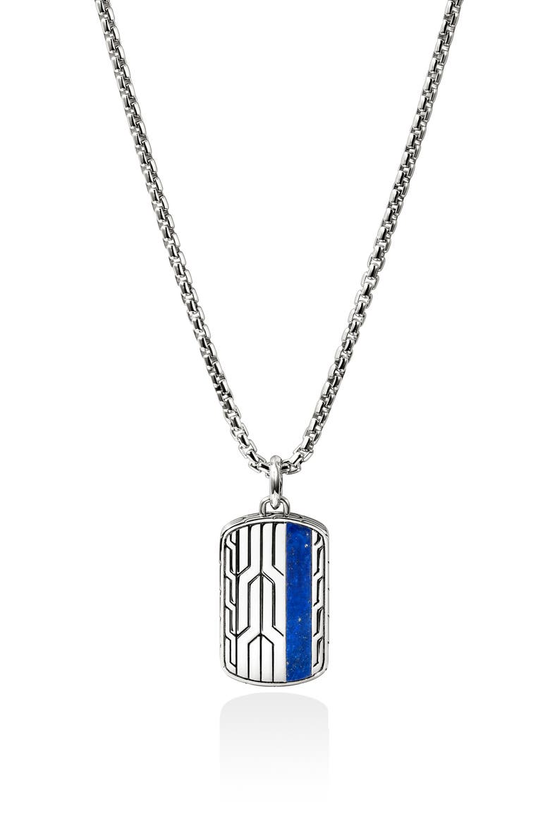 Icon 50 Pendant Necklace, Main, color, LAPIS LAZULI