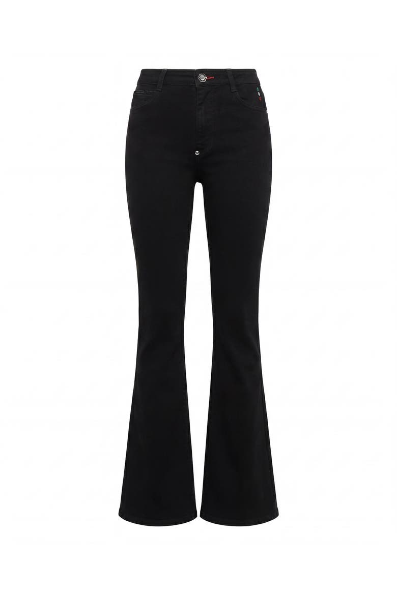 Flare Fit Jeans Basic Women, Main, color, SummerNight