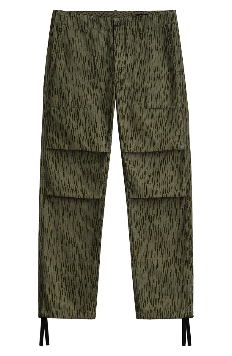 rag & bone Combat Dash Print Cotton Cargo Pants, Alternate, color, Grnpncamo