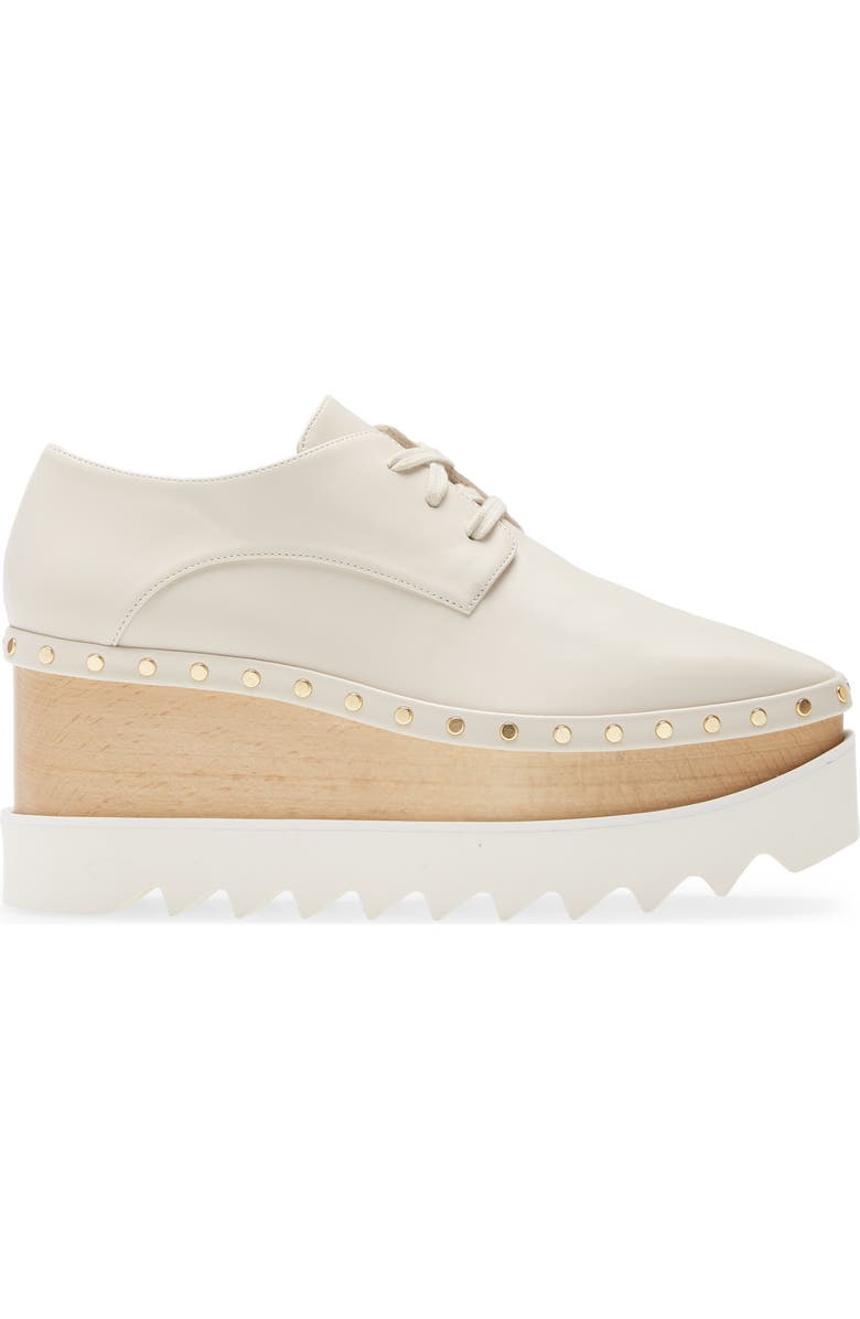 Stella McCartney Elyse Studded Platform Derby, Alternate, color,