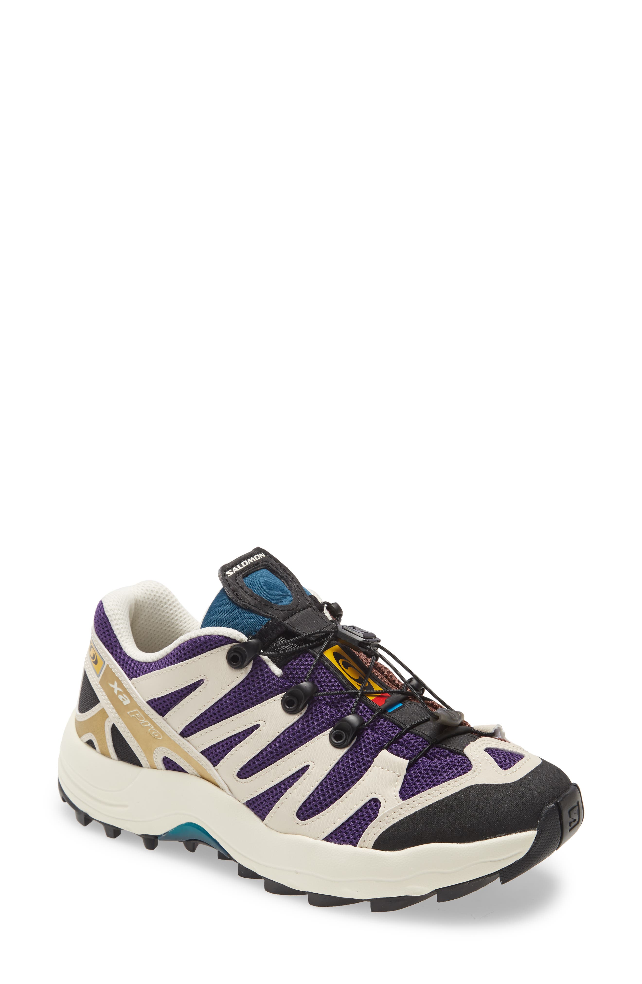 XA Pro 1 Trail Running Shoe, Main, color, GRAPE JUICE/CHOCOLATE FONDANT