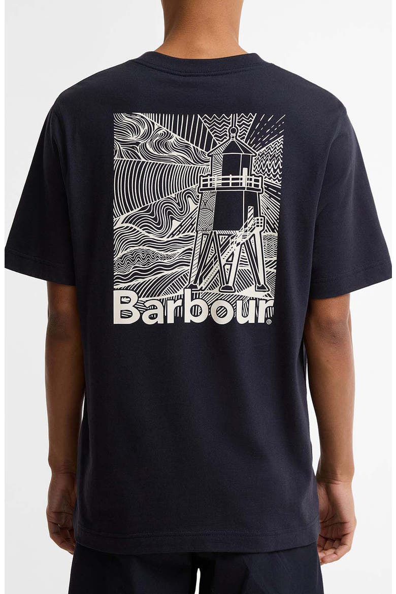 Moonwell Relaxed Fit Cotton Graphic T-Shirt, Alternate, color, DARK NAVY