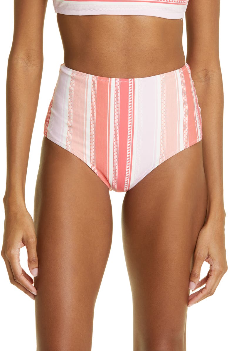 lemlem Eshal High Waist Bikini Bottoms, Main, color,
