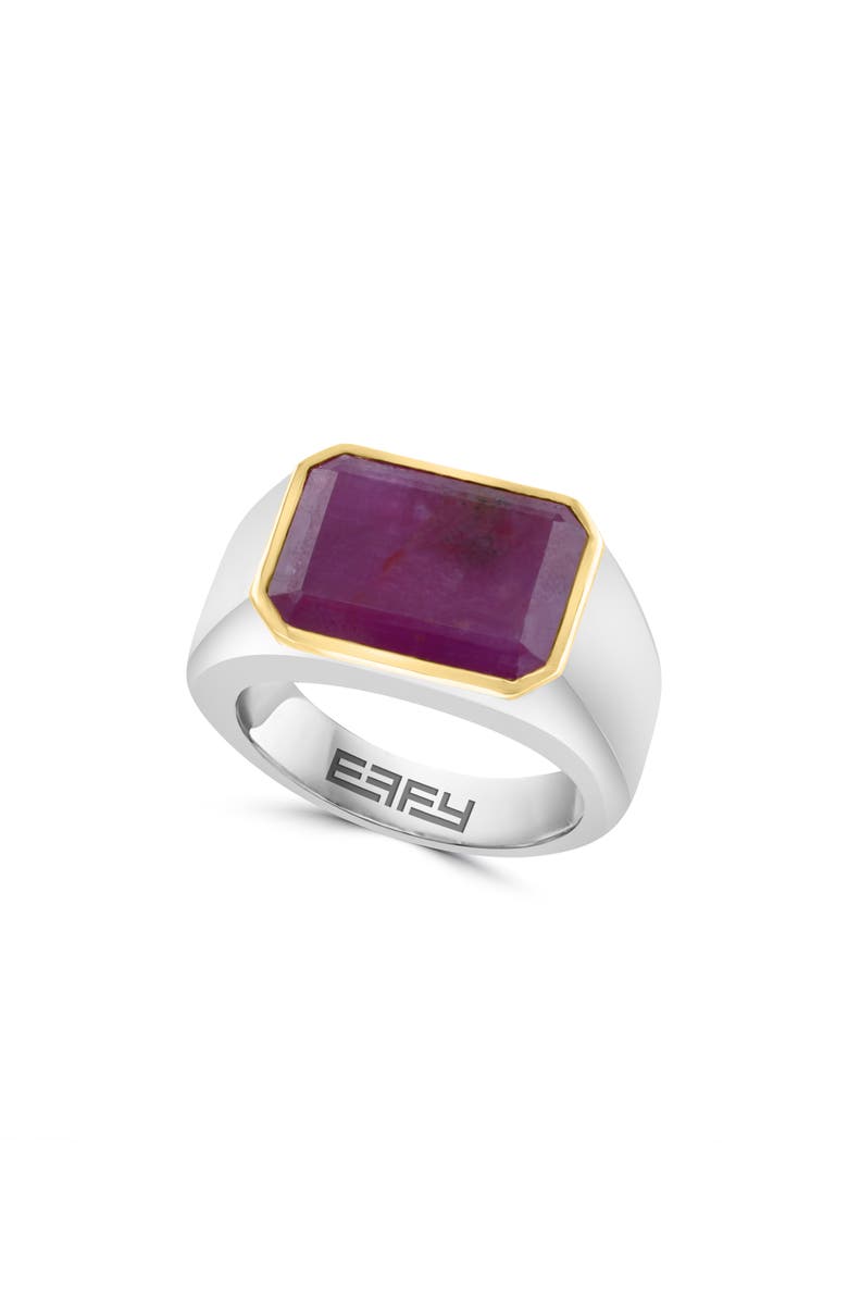 EFFY Sterling Silver Ruby Ring, Main, color,