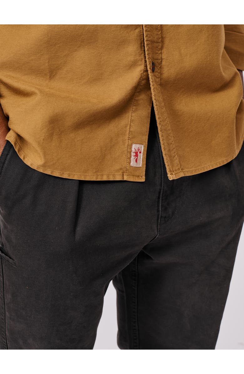 Aubin Aldridge Oxford Button Down Shirt, Alternate, color, Dijon