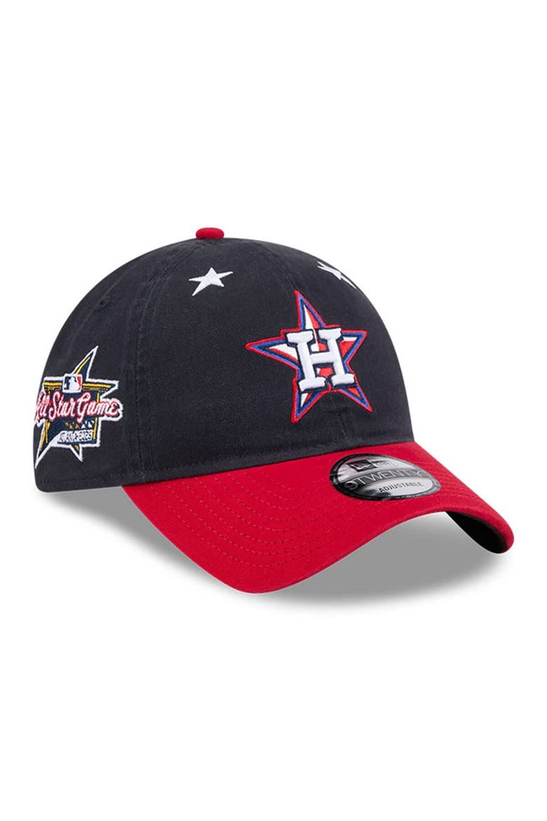 Men's New Era Navy/Red  Houston Astros 2025 MLB All-Star Game Workout 9TWENTY Adjustable Hat, Main, color, Navy