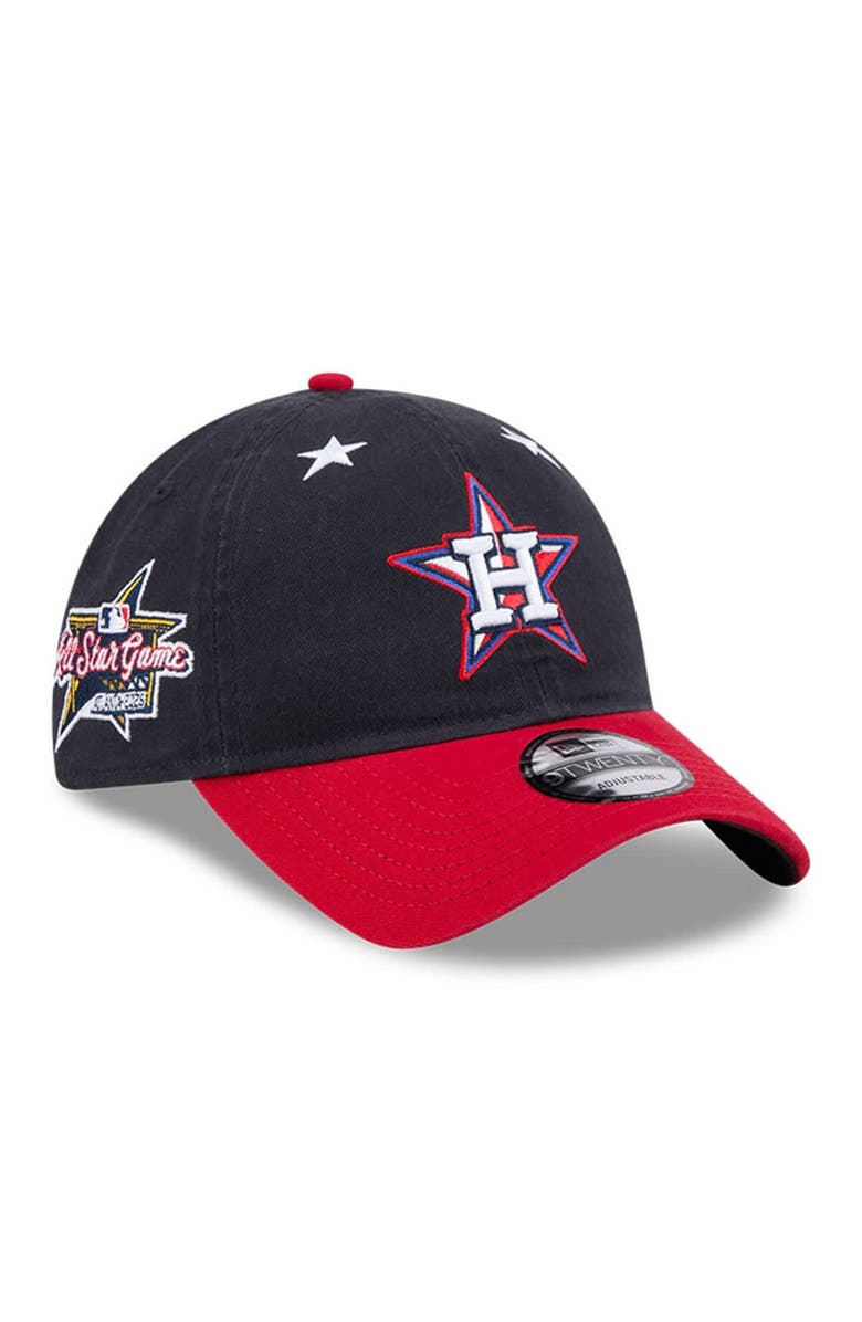 New Era Men's New Era Navy/Red Houston Astros 2025 MLB All-Star Game Workout 9TWENTY Adjustable Hat, Main, color, Navy
