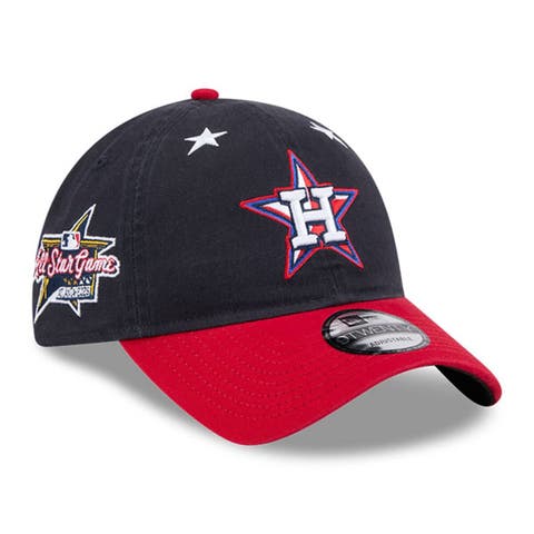 Men's New Era Navy/Red  Houston Astros 2025 MLB All-Star Game Workout 9TWENTY Adjustable Hat