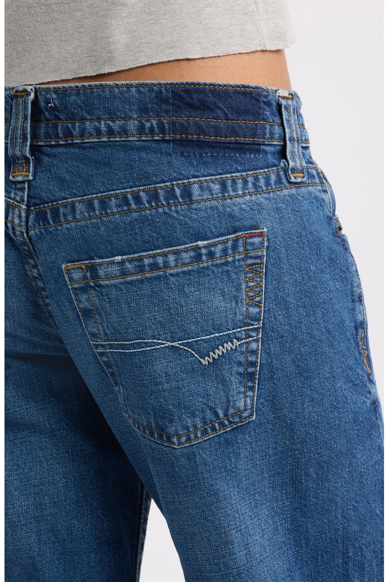 Kayla Relaxed Straight Leg Jeans, Alternate, color, BLUE