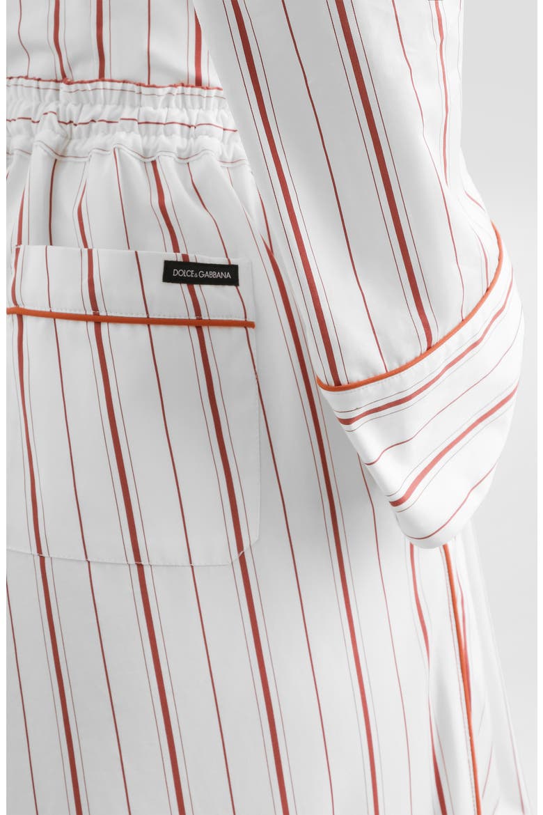 Striped Poplin Wide Leg Pants, Alternate, color, S8053 STRIPED - WHITE/ RED
