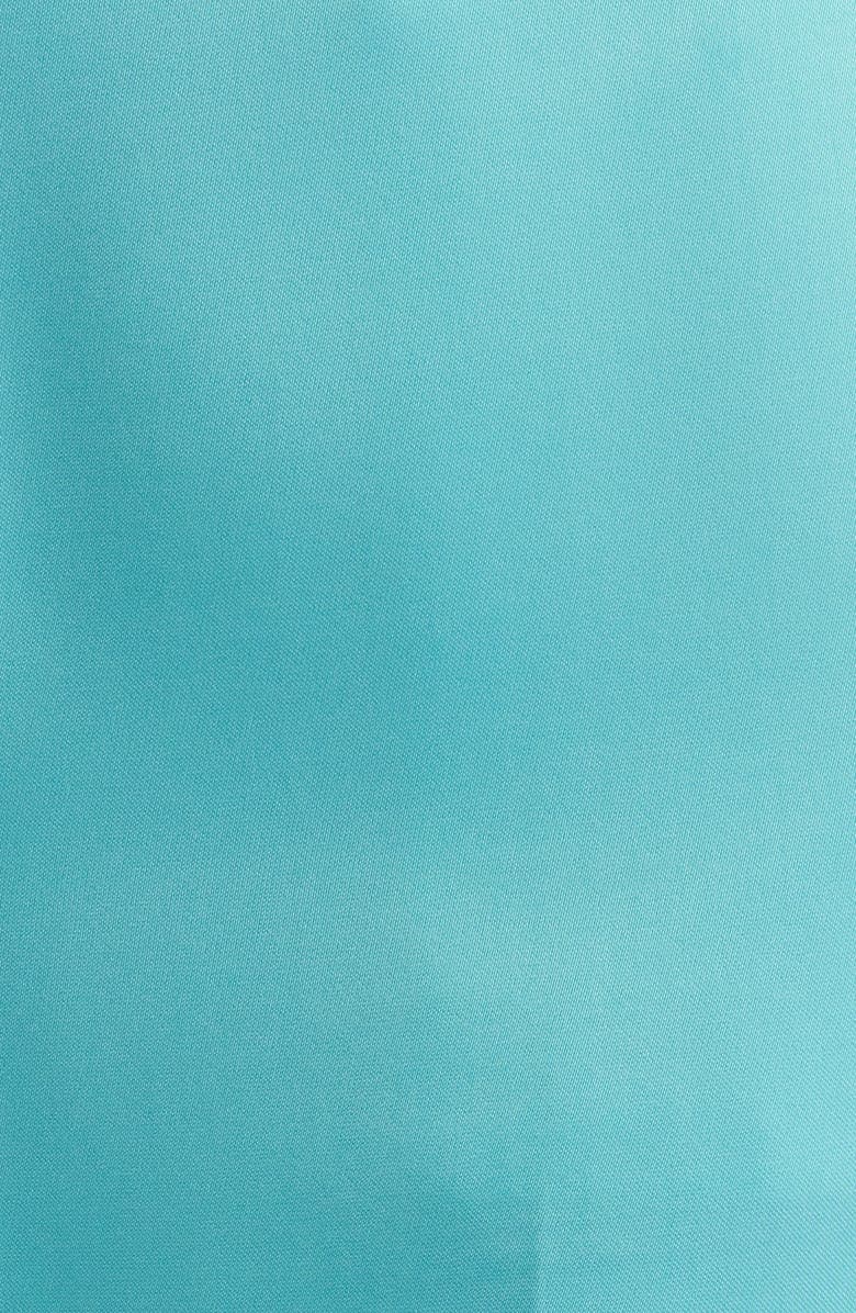 Tahari ASL Wide Leg Satin Pants, Alternate, color, Turquoise