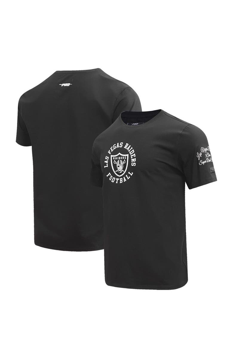 PRO STANDARD Men's Pro Standard Black Las Vegas Raiders Hybrid T-Shirt, Main, color, Black