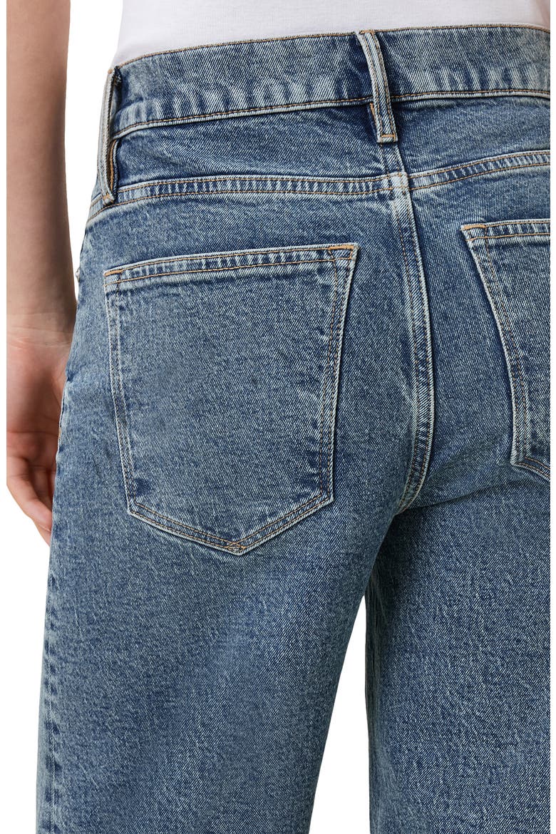 Sadie Barrel Leg Jeans, Alternate, color, WASHED INDIGO