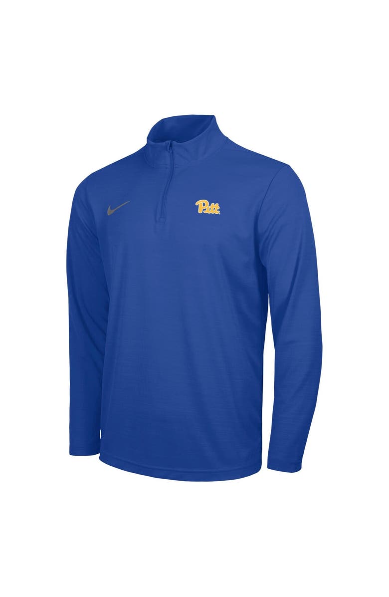 Nike Men's Nike Royal Pitt Panthers Intensity Performance Quarter-Zip Pullover, Alternate, color, 
