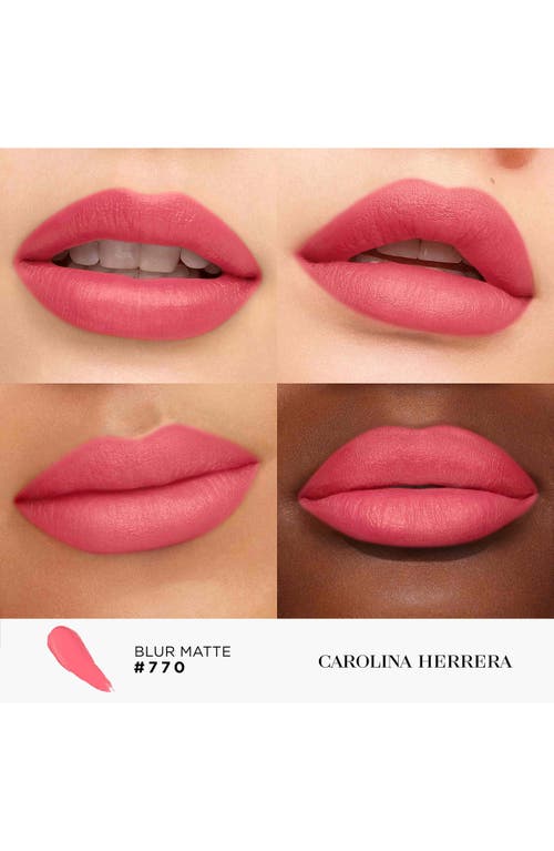 Carolina Herrera Fabulous Kiss Blur Matte Refillable Lipstick In 770 Nude Alert