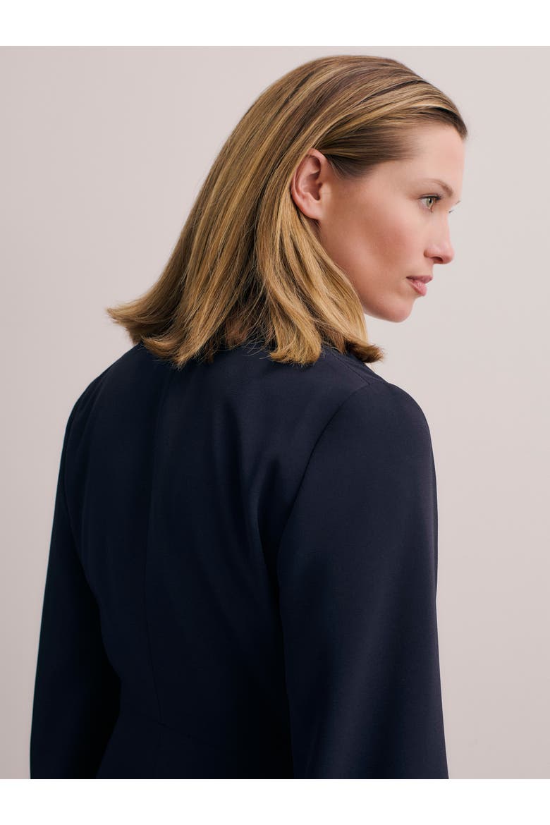 Ansdell Clever Crepe Blazer, Alternate, color, Navy