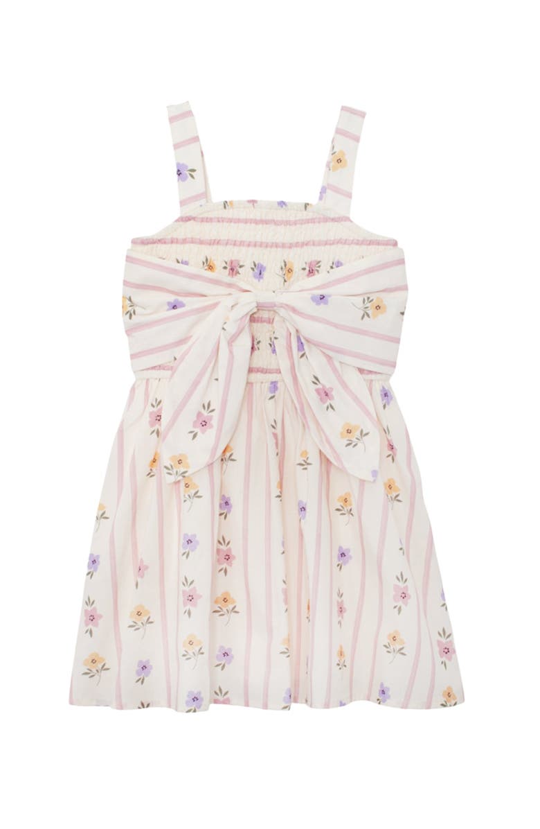Mabel + Honey Purple Bouquet Tank Dress, Main, color, Floral
