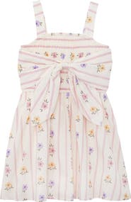 Mabel + Honey Purple Bouquet Tank Dress