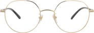 Gucci 52mm Round Optical Glasses