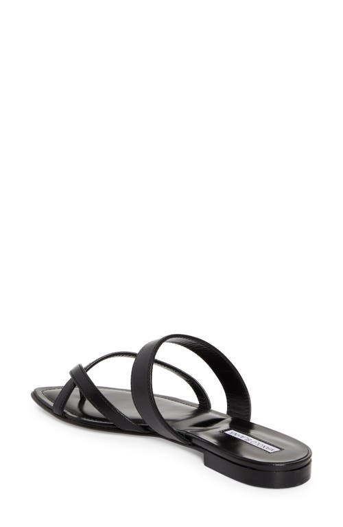 Manolo Blahnik Susa Crossover Sandal In Black