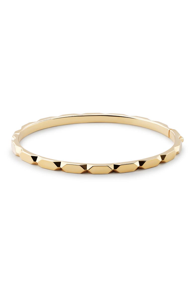 Walker 14k Gold Plated Bangle Bracelet, Main, color, GOLD