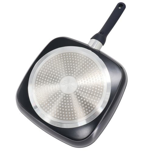 Oster Hawke 11 Inch Square Ceramic Nonstick Aluminum Grill Pan In Multi