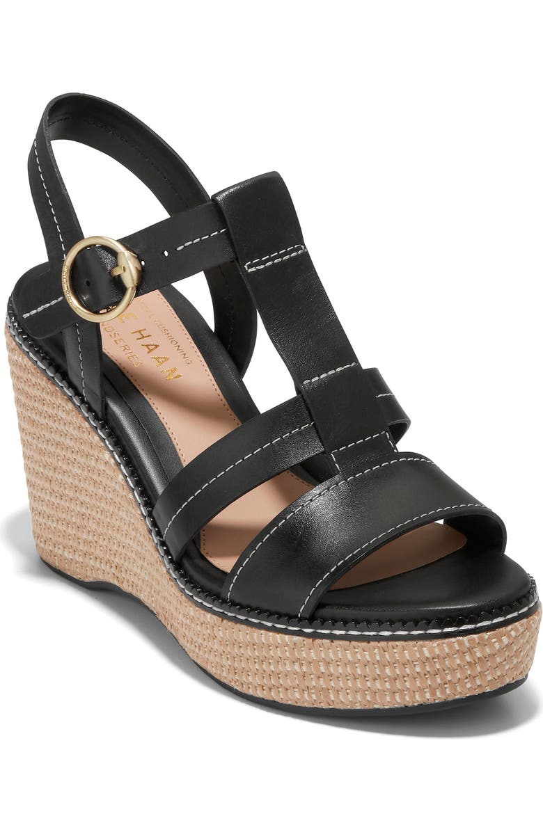 Cole Haan Cloudfeel Espadrille Wedge Sandal, Main, color,