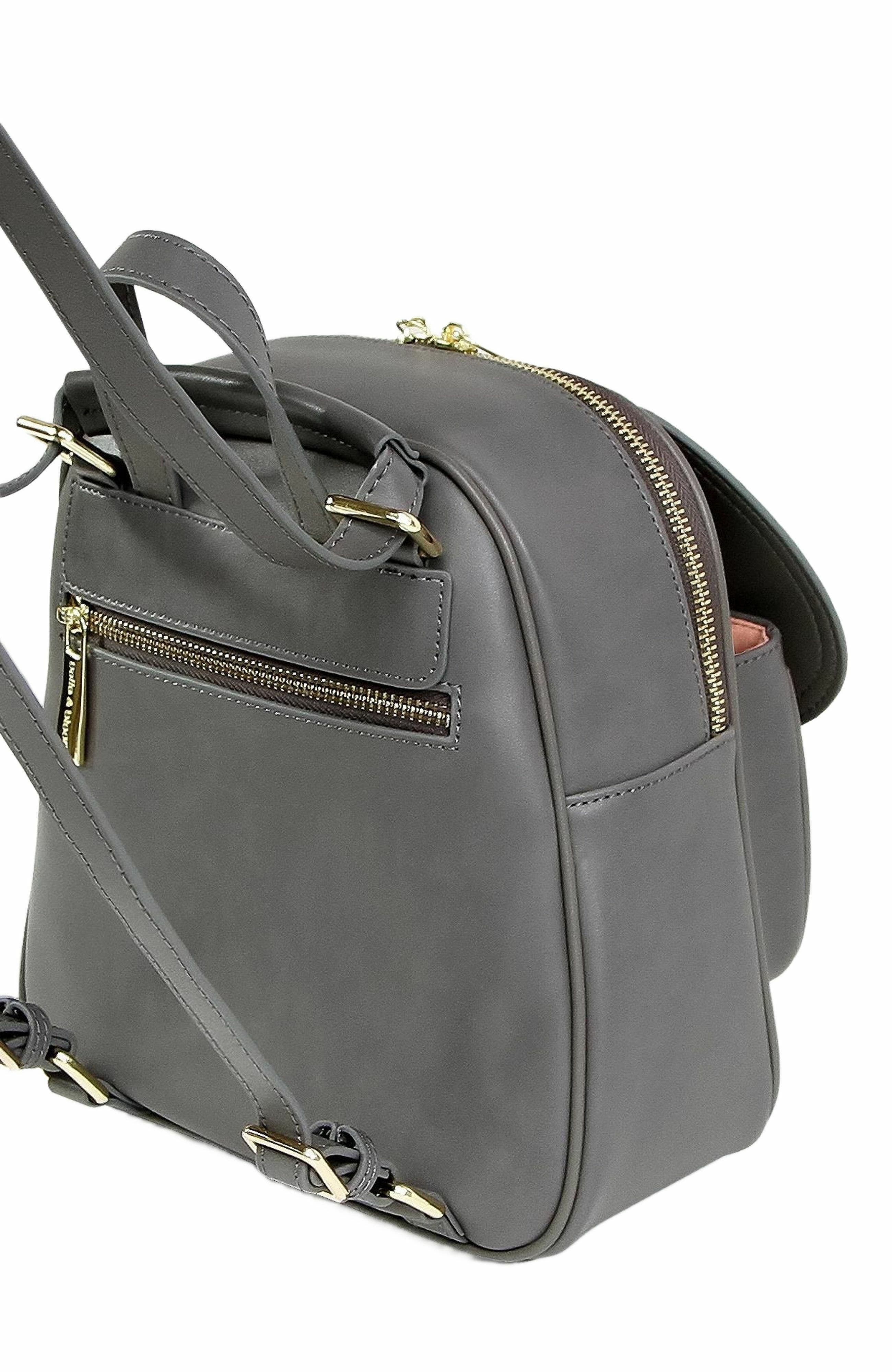 Belle & Bloom Camila Leather Backpack, Alternate, color, Ash