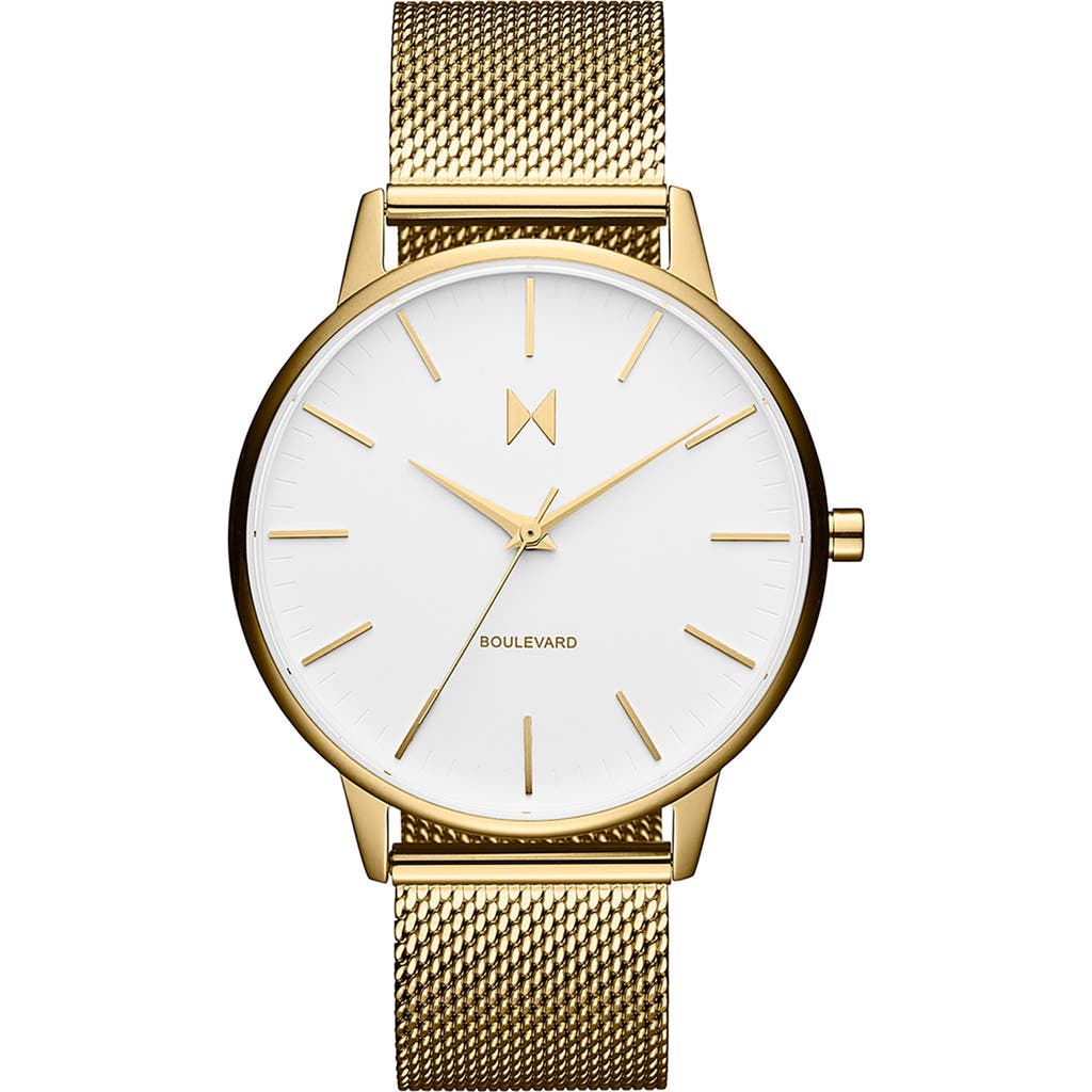 Mvmt Boulevard Mesh Strap Bracelet Watch, 38mm In Multi