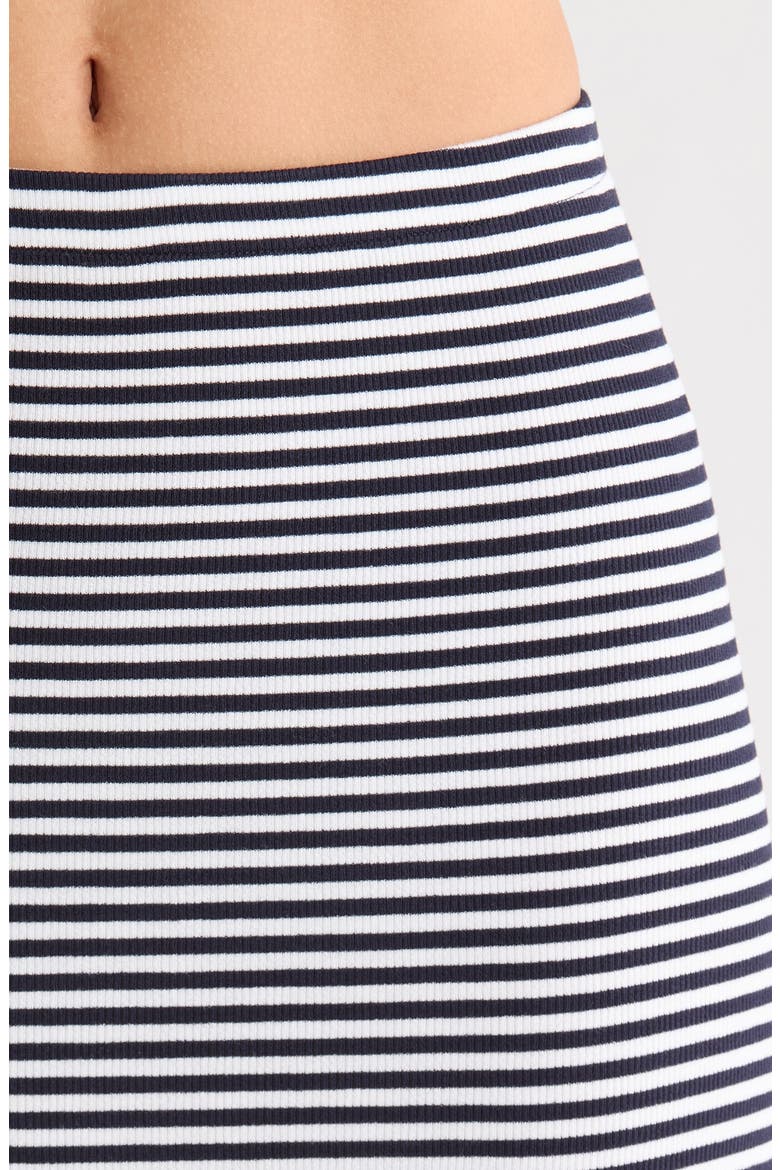 The Foundation Stripe Knit Pencil Skirt, Alternate, color, NAVY/ WHITE STRIPE