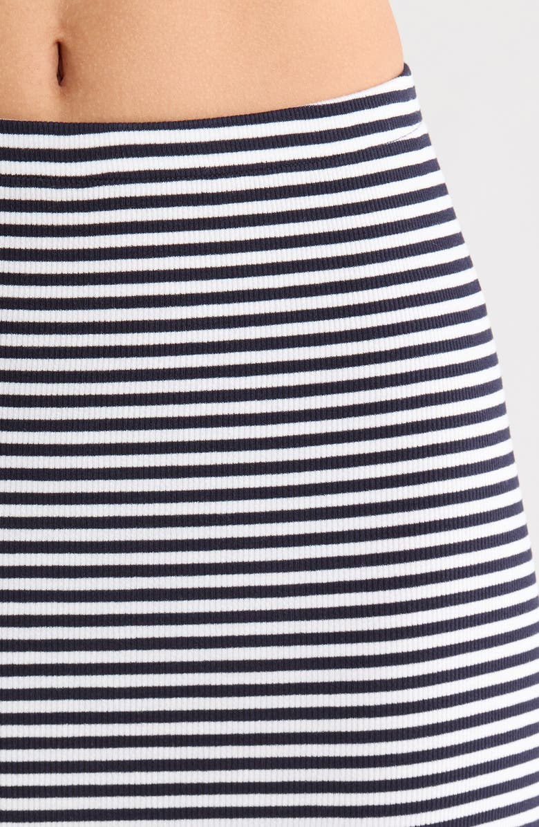Favorite Daughter The Foundation Stripe Knit Pencil Skirt, Alternate, color, Navy/ White Stripe