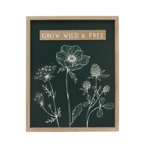 Grow Wild Floral Art Print