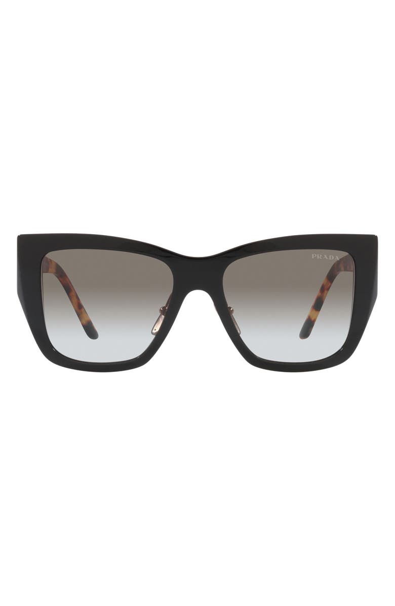 Prada 54mm Geometric Sunglasses, Main, color,