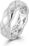 SPHERA MILANO Quilted Band Ring