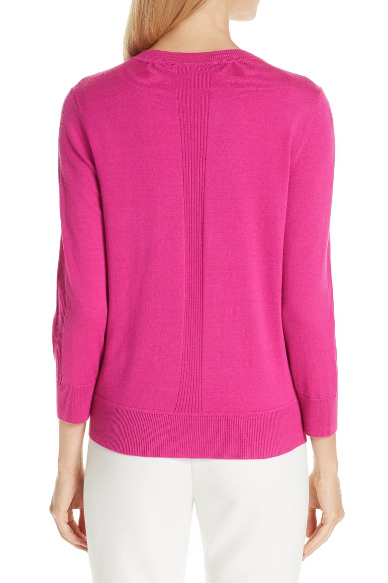 Jersey & Silk Cardigan, Alternate, color, CAMELLIA