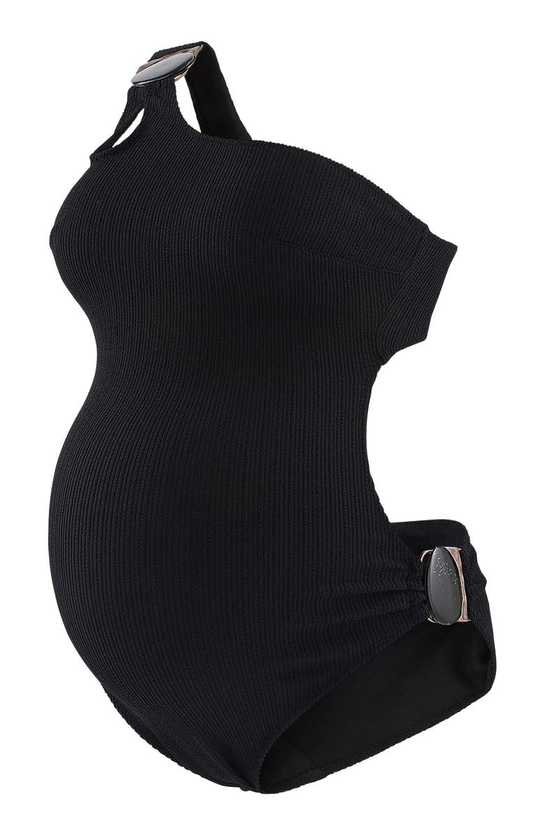 Cache Coeur Maternity trikini Bayside, Alternate, color, Black