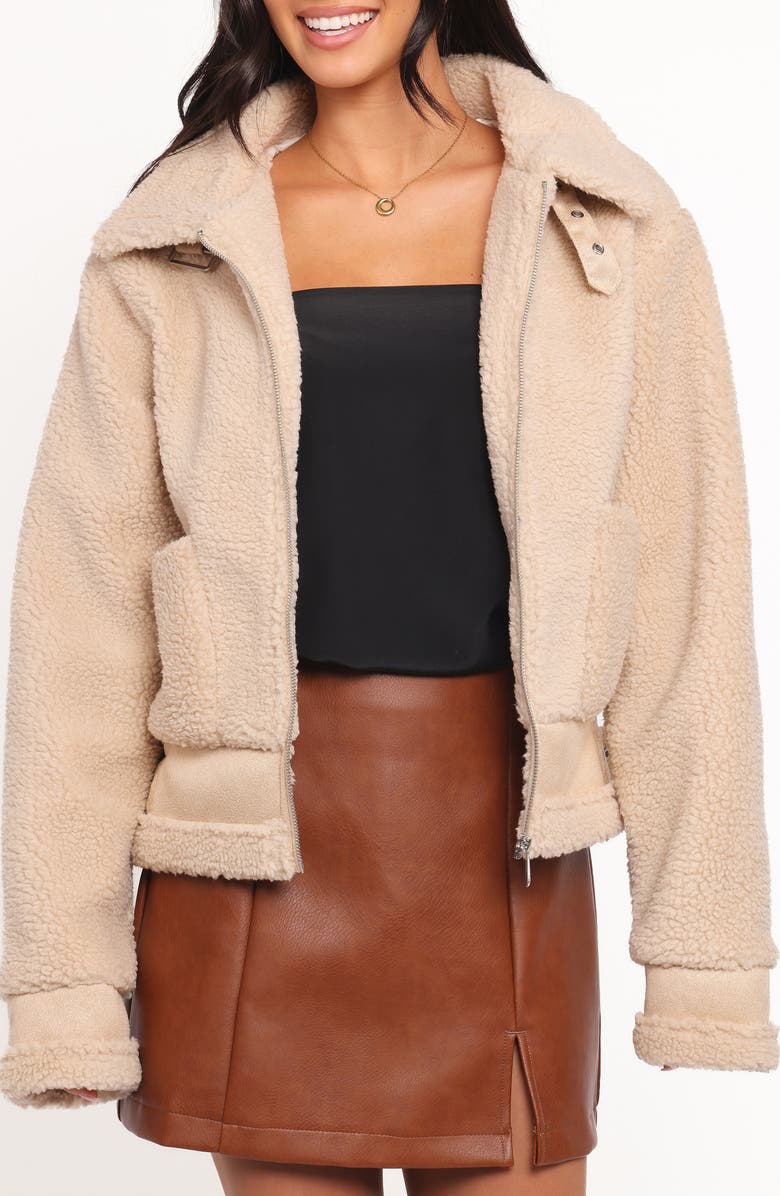 Petal & Pup Winslow Fleece Jacket, Alternate, color, Taupe