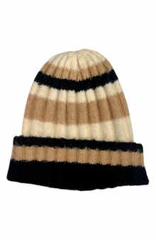 MARCUS ADLER Stripe Rib Beanie