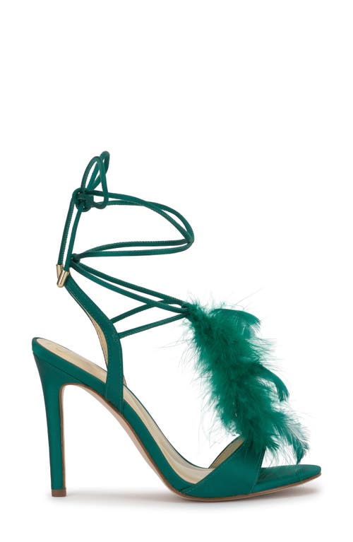 Jessica Simpson Jenzin Ankle Wrap Sandal In Green