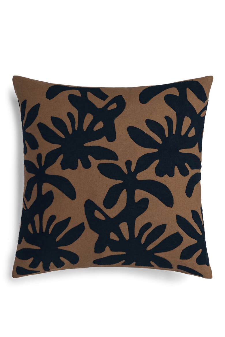 Indigo Reef Accent Pillow, Main, color, BROWN