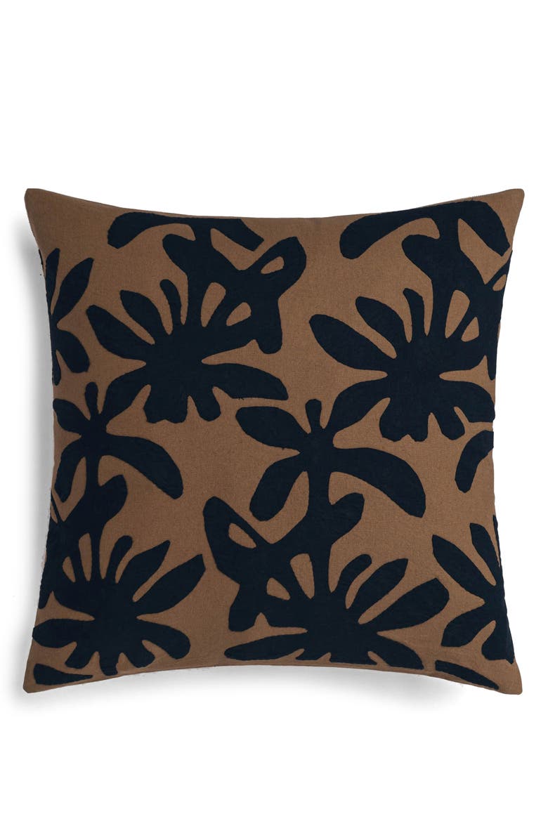 Crane Air Indigo Reef Accent Pillow, Main, color, Brown