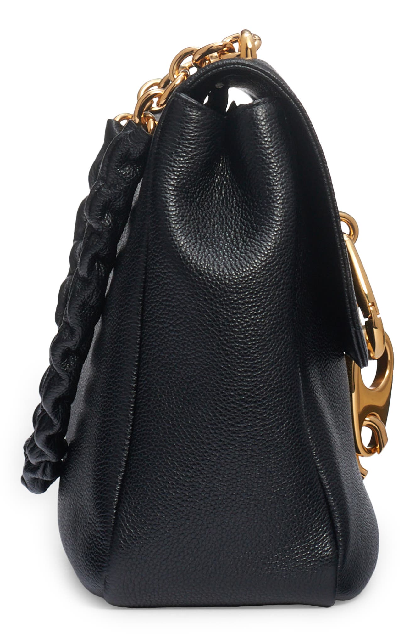 TOM FORD Large Carine Grained Leather Shoulder Bag, Alternate, color, 
