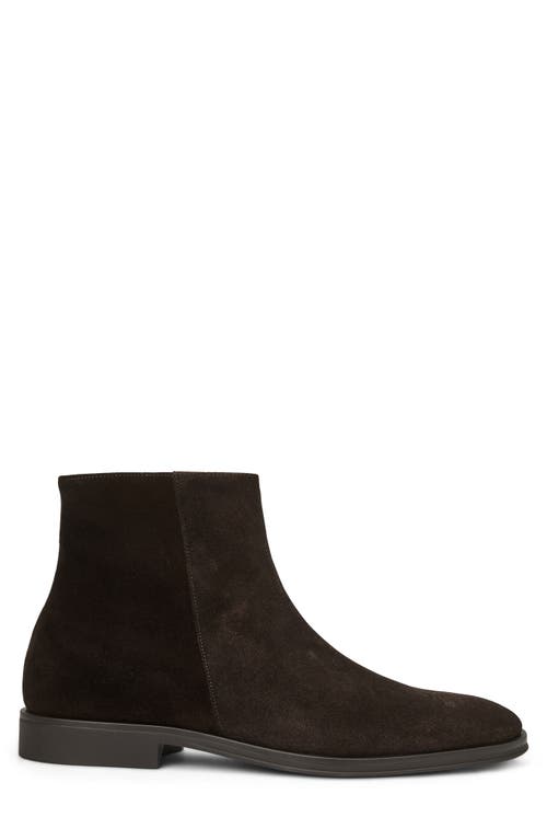 Bruno Magli Raging Leather Ankle Boot In Brown