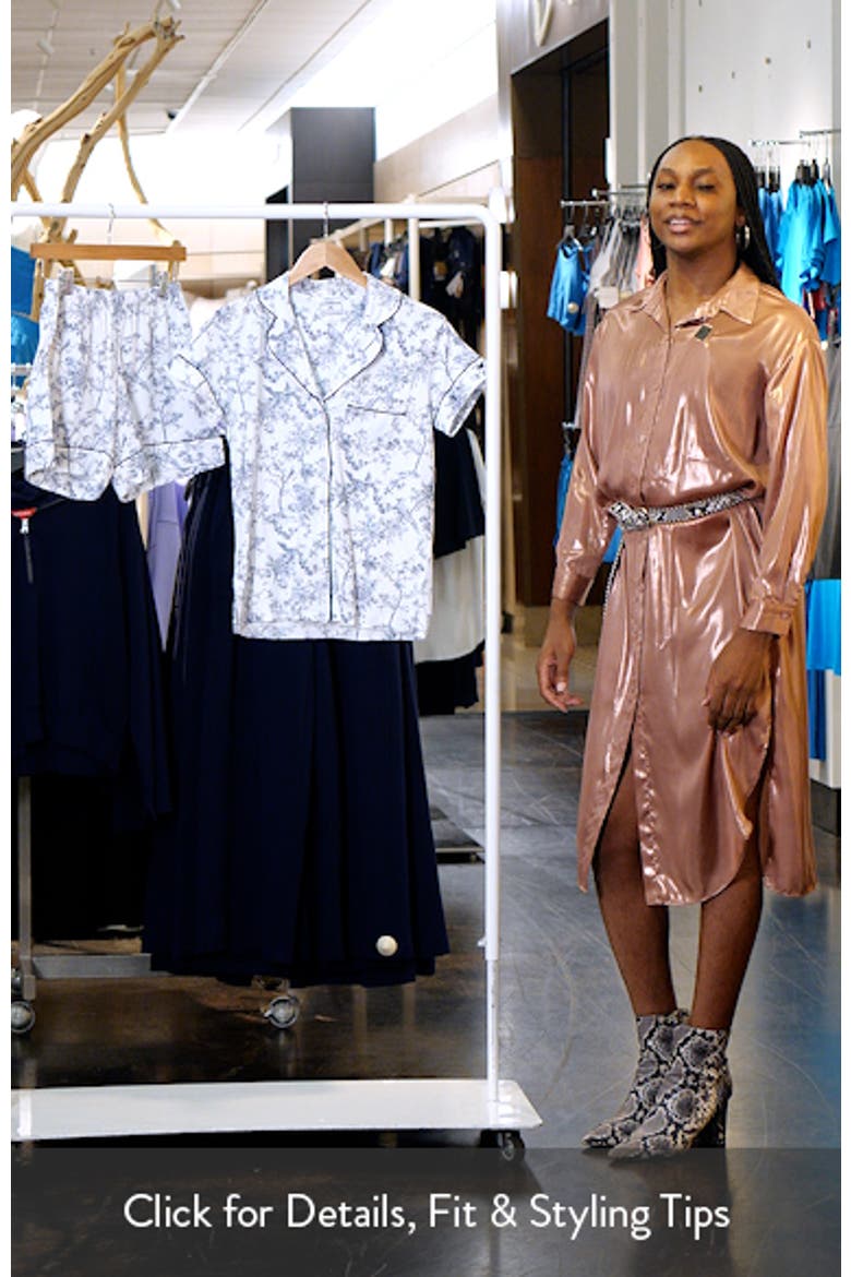 Timeless Toile Classic Pima Cotton Short Sleeve Short Pajamas video