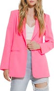Endless Rose Tailored Single Button Blazer