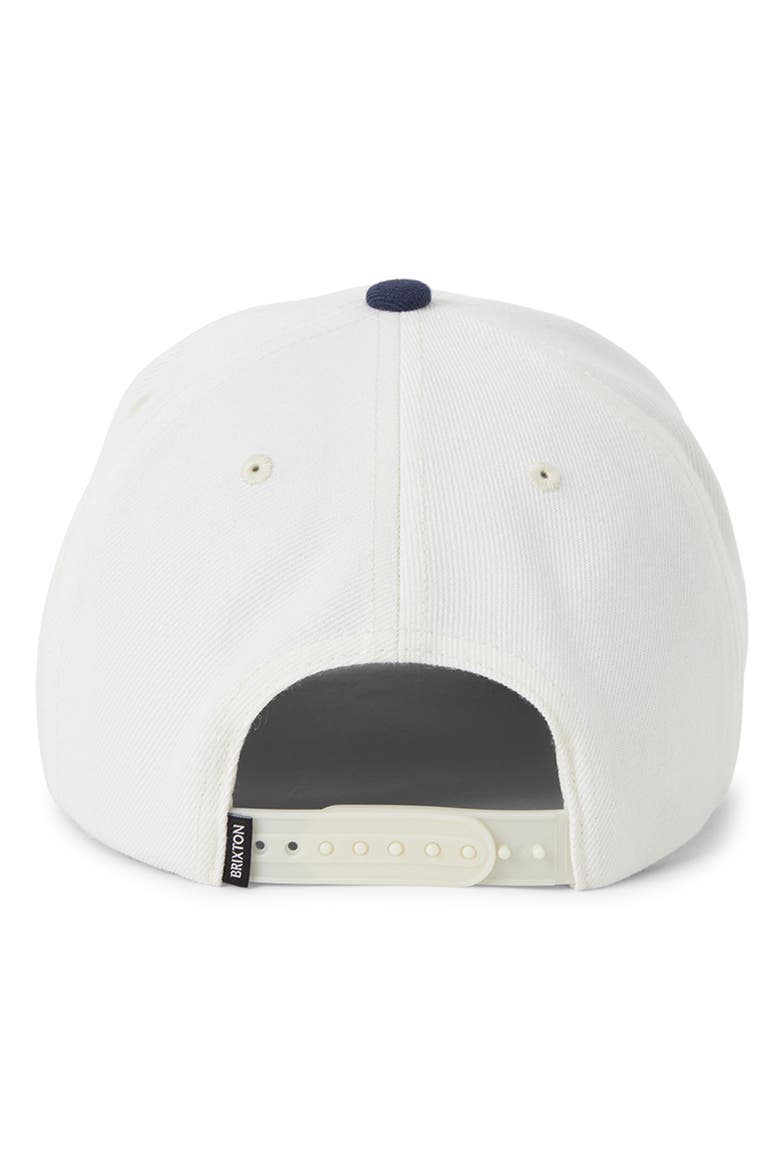 Crest x MP Snapback Baseball Cap, Alternate, color, WAX PAPER/ NAVY
