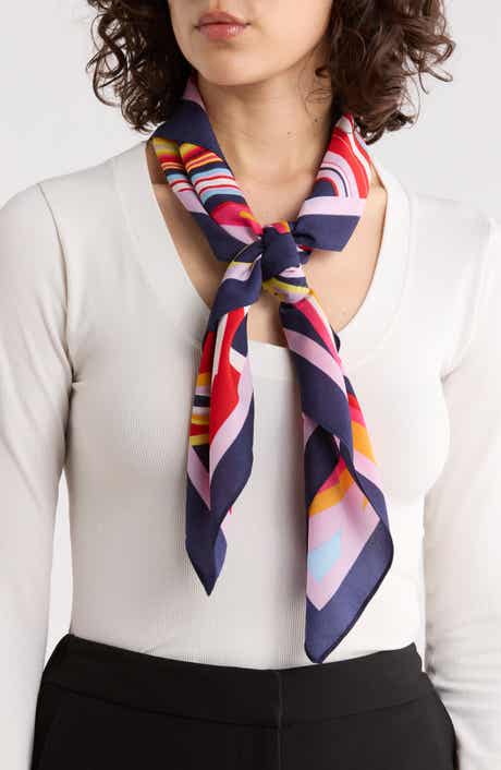 Steve Madden Swirl Away Crepe Satin Scarf