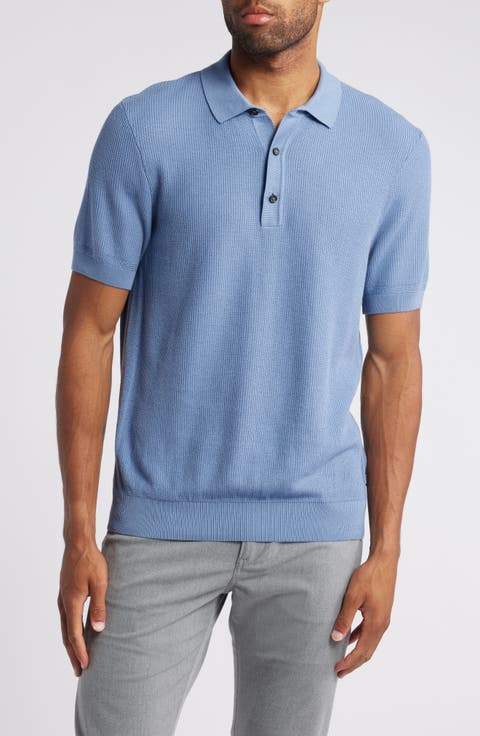 Daremo Cotton Blend Polo Sweater