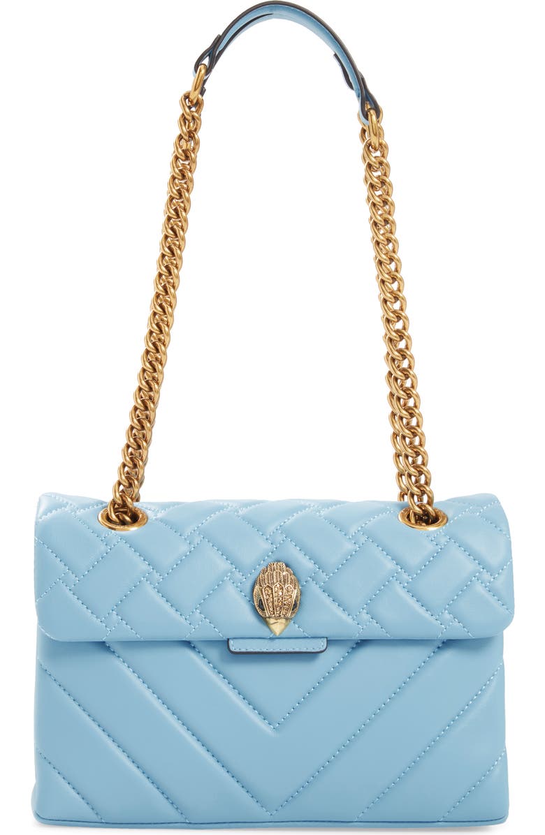 Kurt Geiger London Kensington Quilted Leather Shoulder Bag, Main, color,