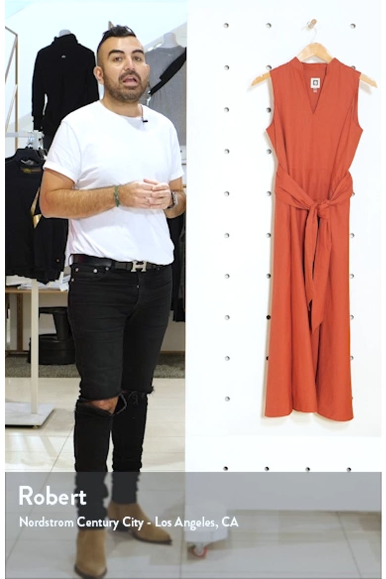 Sleeveless Cotton Midi Dress video